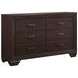 Fenbrook Dark Cocoa Dresser