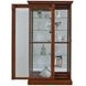20485 Rich Cherry Two Way Sliding Door Curio Cabinet