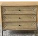 Hidden Treasures Light Stain 3 Drawer Roped In Accent Chest