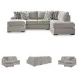 Calnita Sisal 2 Piece Sectional with RAF Chaise