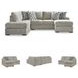 Calnita Sisal 2 Piece Sectional with LAF Chaise
