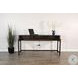 Autumn Echo Dark Brown 74" Rectangular Console Table with USB Charging