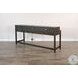 Autumn Echo Dark Brown 74" Rectangular Console Table with USB Charging