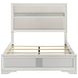 Miranda White Queen Upholstered Panel Bed