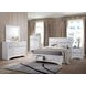 Miranda White California King Storage Panel Bed