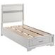 Miranda White Twin Platform Storage Bed