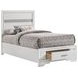 Miranda White Twin Platform Storage Bed