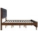 Robyn Dark Walnut King Panel Bed