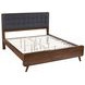 Robyn Light Ash and Gray California King Upholstered Platform Bed