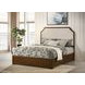 Garland Brown Cherry and Cream Upholstered Panel Bedroom Set