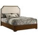 Garland Brown Cherry and Cream Upholstered Panel Bedroom Set