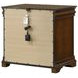 Garland Brown Cherry 3 Drawer Nightstand with USB Charging