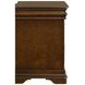 Garland Brown Cherry 3 Drawer Nightstand with USB Charging