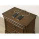 Garland Brown Cherry 3 Drawer Nightstand with USB Charging