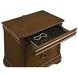 Garland Brown Cherry 3 Drawer Nightstand with USB Charging