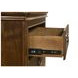 Garland Brown Cherry 3 Drawer Nightstand with USB Charging