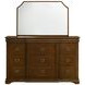 Garland Brown Cherry and Cream Upholstered Panel Bedroom Set
