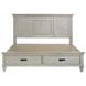 Franco Antique White King Panel Storage Bed