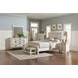 Franco Antique White Queen Panel Bed