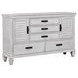 Franco Antique White Dresser
