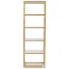 Metal Designs Gold Leaf Honeycomb Slim Etagere