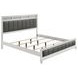 Barzini White King Panel Bed