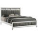 Barzini White King Panel Bed