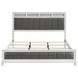 Barzini White King Panel Bed