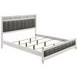 Barzini Gray California King Upholstered Panel Bed