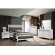 Barzini Gray California King Upholstered Panel Bed
