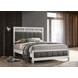 Barzini White Queen Panel Bed