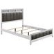 Barzini White Queen Panel Bed