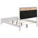Barzini White Queen Panel Bed