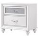 Barzini White Nightstand