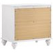 Barzini White Nightstand