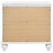 Barzini White Nightstand
