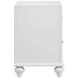Barzini White Nightstand