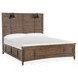 Bay Creek Toasted Nutmeg California King Panel Bed with LED