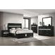 Miranda Black California King Panel Bed