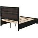 Miranda Black Full Platform Storage Bed
