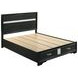 Miranda Black Queen Platform Storage Bed