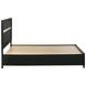 Miranda Black Queen Platform Storage Bed