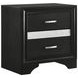 Miranda Black Nightstand