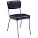Retro Black Black Dining Chair Set of 2
