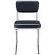 Retro Black Black Dining Chair Set of 2