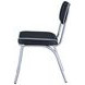 Retro Black Black Dining Chair Set of 2
