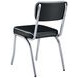 Retro Black Black Dining Chair Set of 2