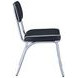 Retro Black Black Dining Chair Set of 2
