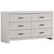 Brantford Coastal White Dresser