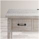 North Coast Distressed White Wash 42" Console Table with USB Charging